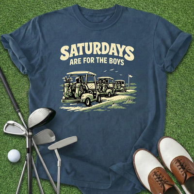 Saturdays For The Boys T-Shirt Gift For Golfer