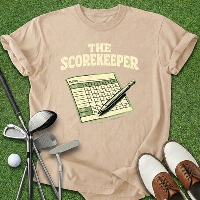 The Scorekeeper T-Shirt Gift For Golfer