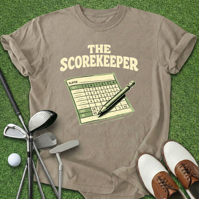 The Scorekeeper T-Shirt Gift For Golfer