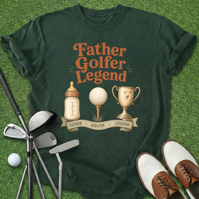 Father Golfer Legend T-Shirt Gift For Golfer