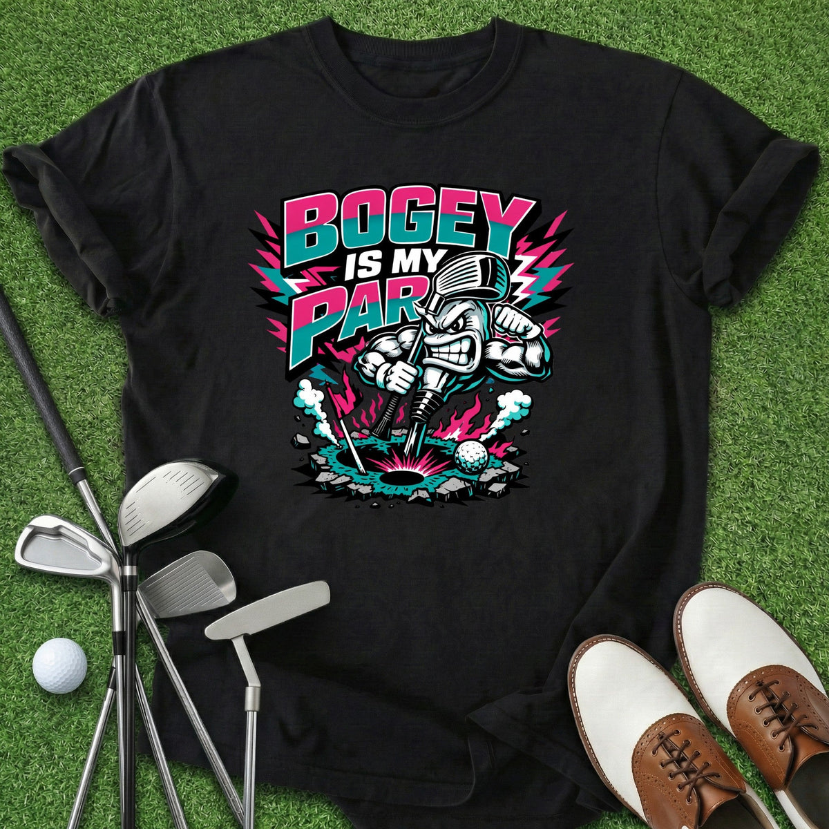 Bogey Is My Par T-Shirt Gift For Golfer