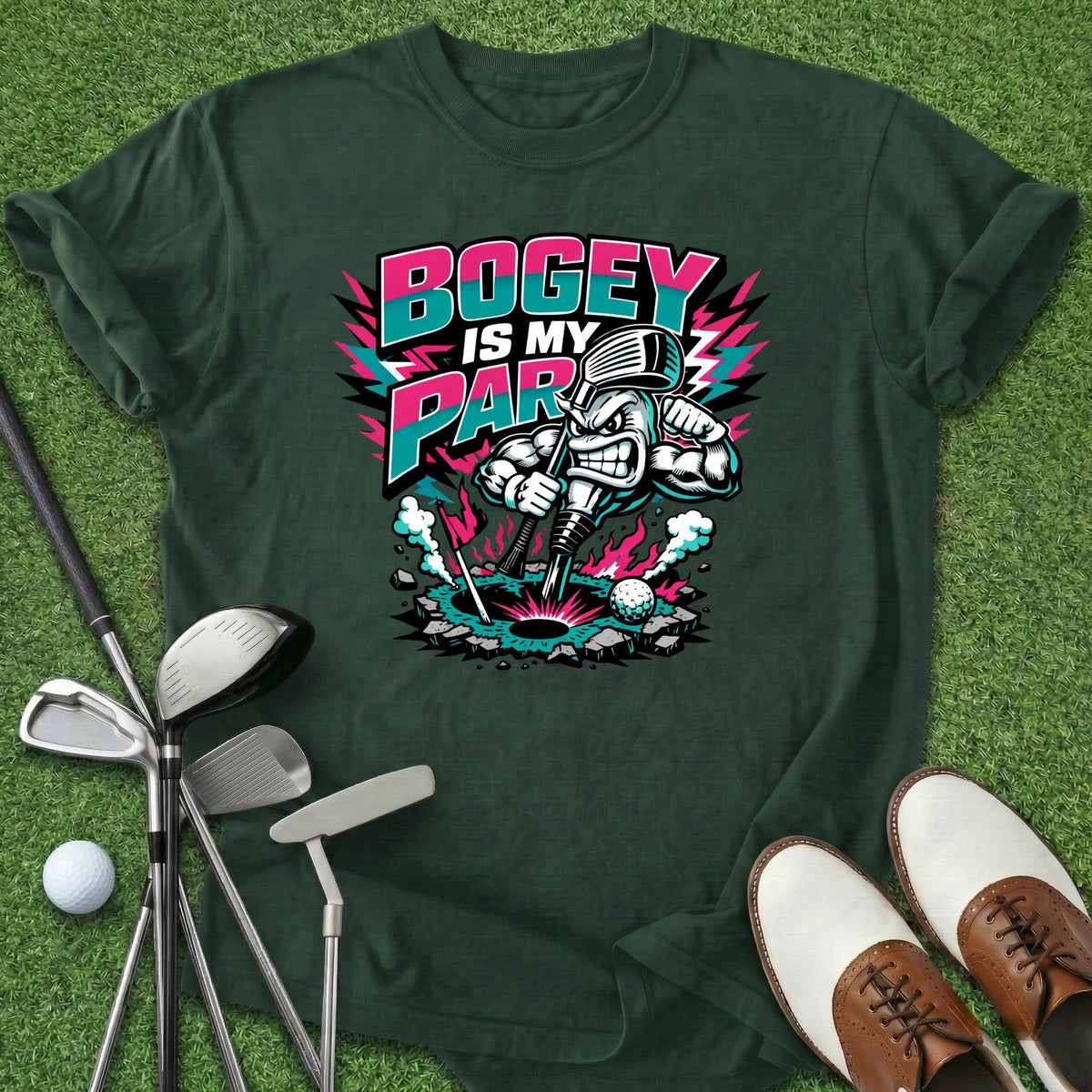 Bogey Is My Par T-Shirt Gift For Golfer