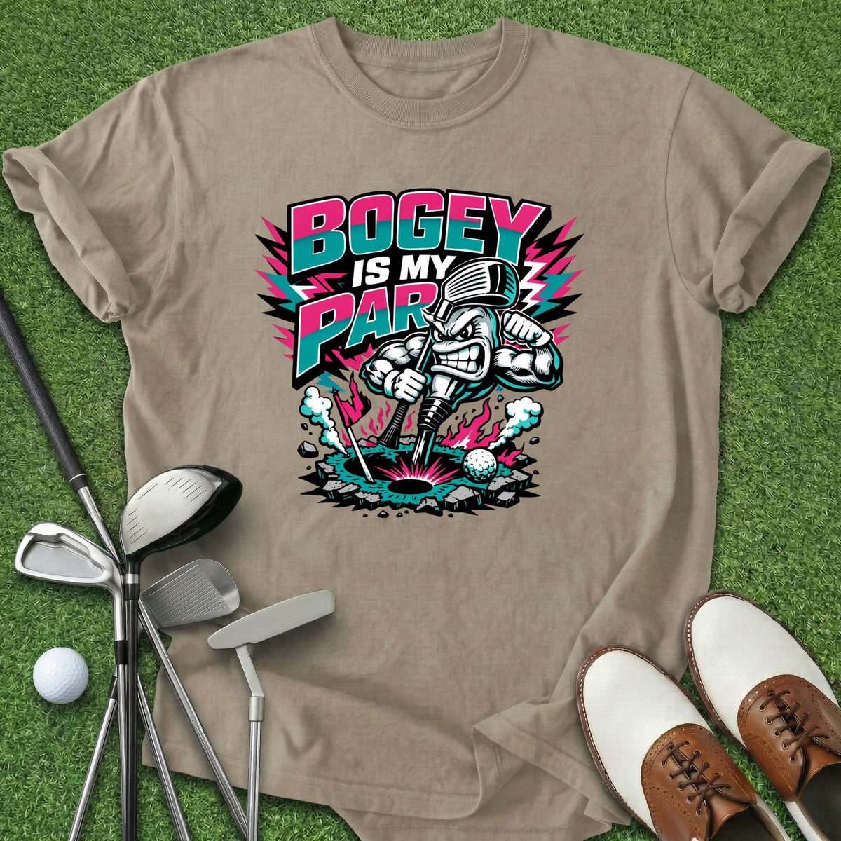 Bogey Is My Par T-Shirt Gift For Golfer