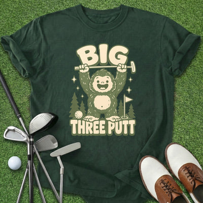 Big Three Putt T-Shirt Gift For Golfer