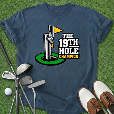 19th Hole Champion T-Shirt Gift For Golfer