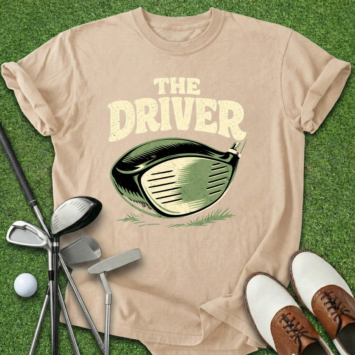 The Driver T-Shirt Gift For Golfer