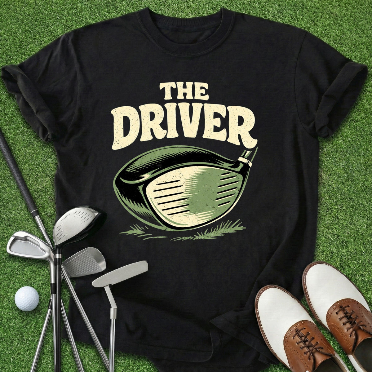 The Driver T-Shirt Gift For Golfer