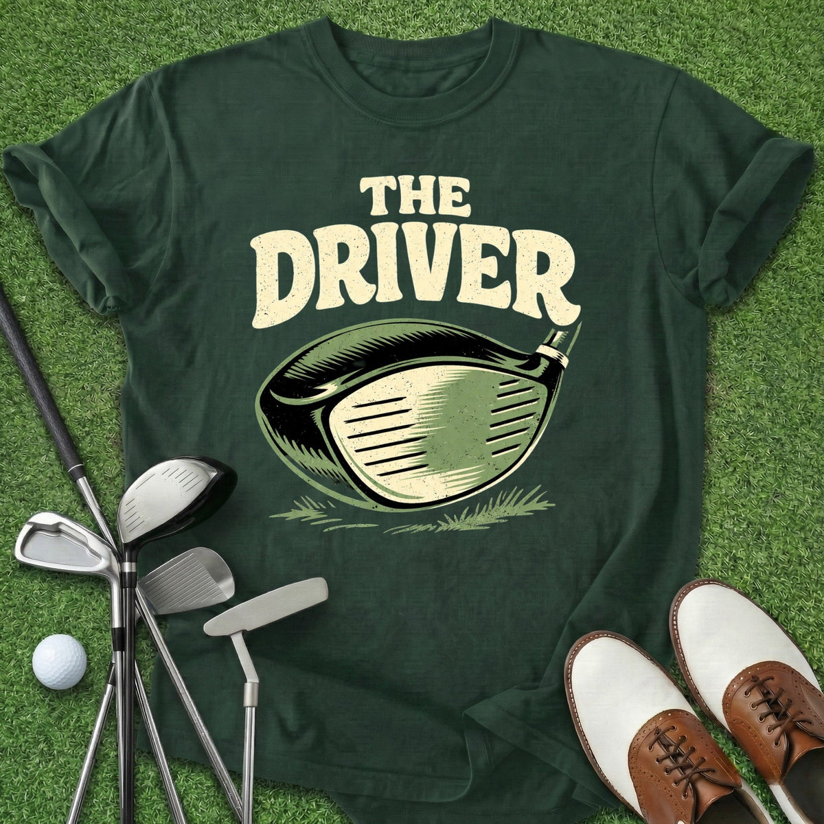 The Driver T-Shirt Gift For Golfer