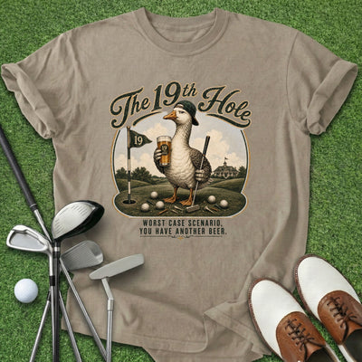 19th Hole T-Shirt Gift For Golfer