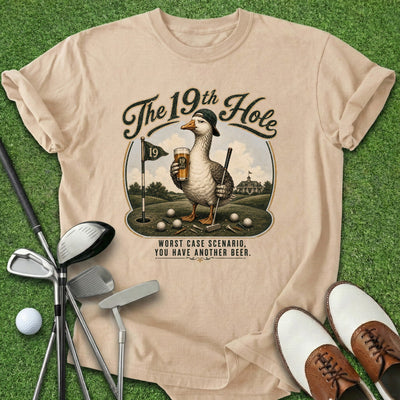 19th Hole T-Shirt Gift For Golfer