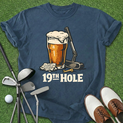 19th Hole T-Shirt Gift For Golfer