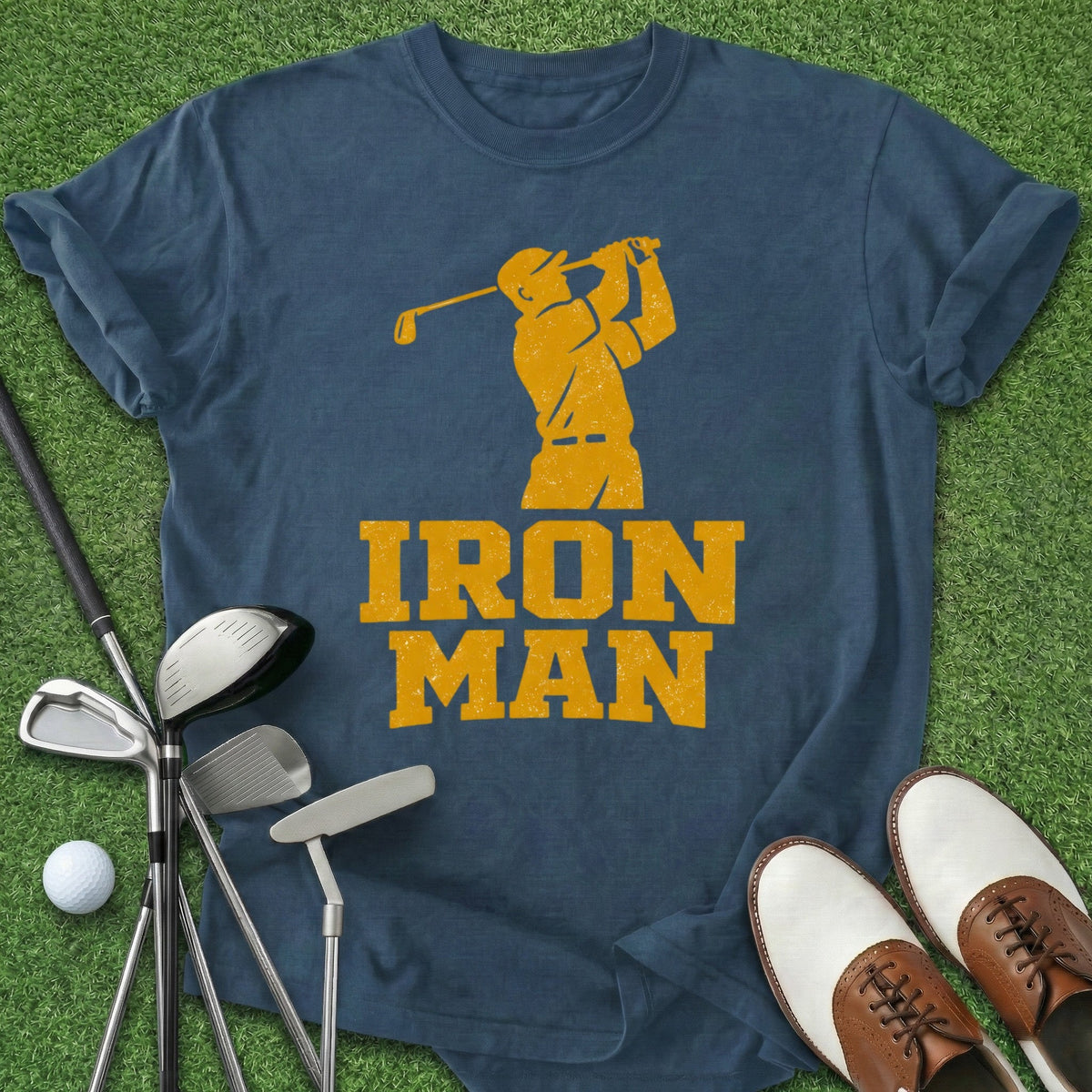 Iron Man T-Shirt Gift For Golfer