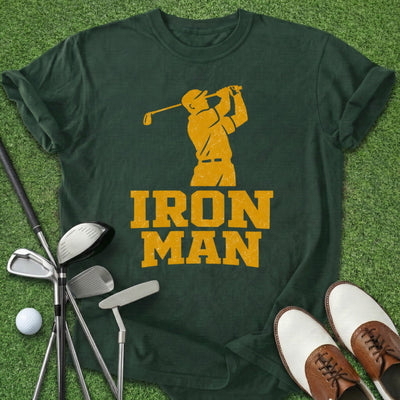 Iron Man T-Shirt Gift For Golfer