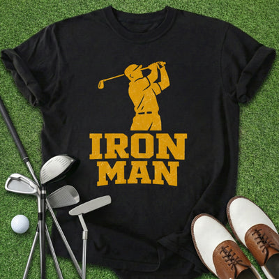 Iron Man T-Shirt Gift For Golfer
