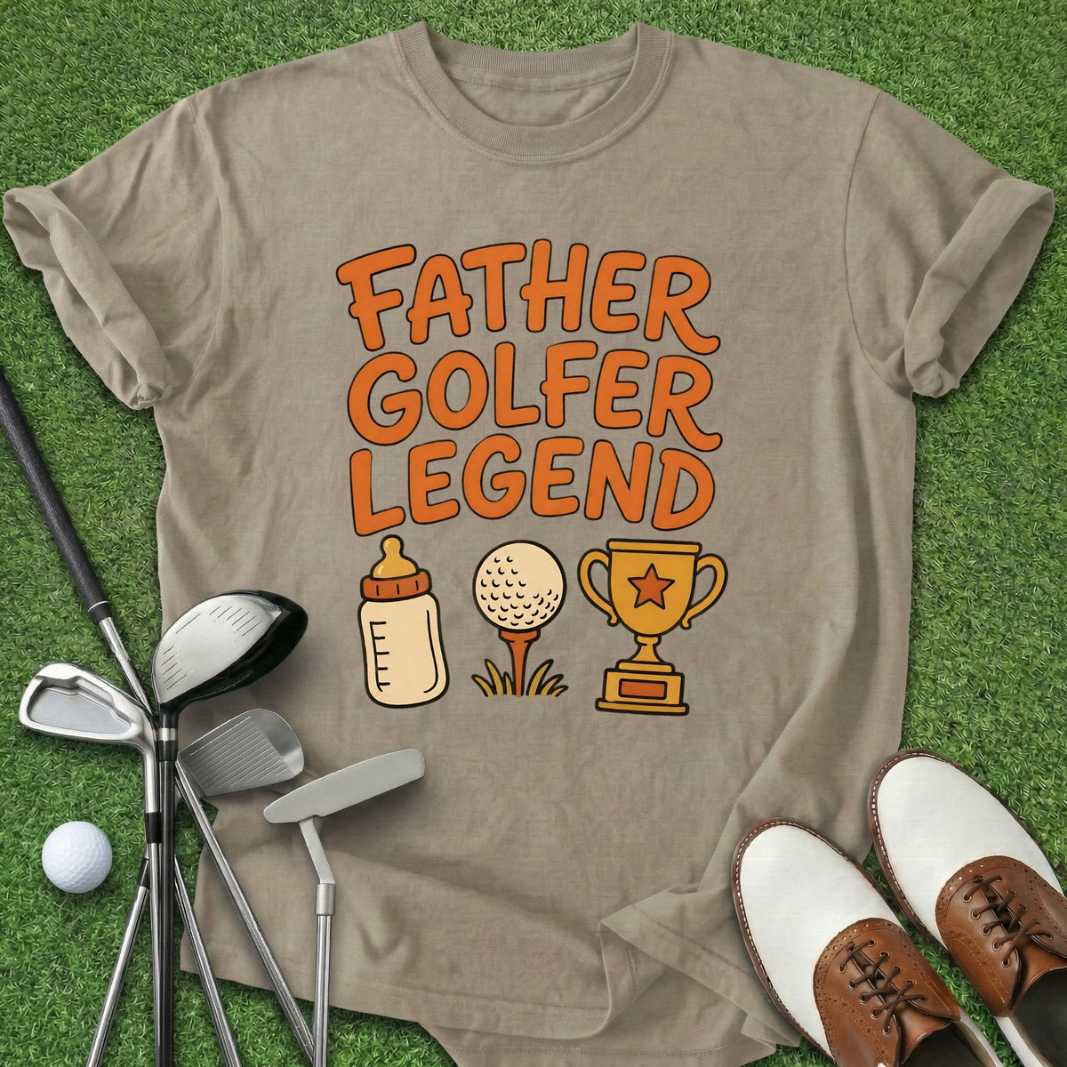 Father Golfer Legend T-Shirt Gift For Golfer