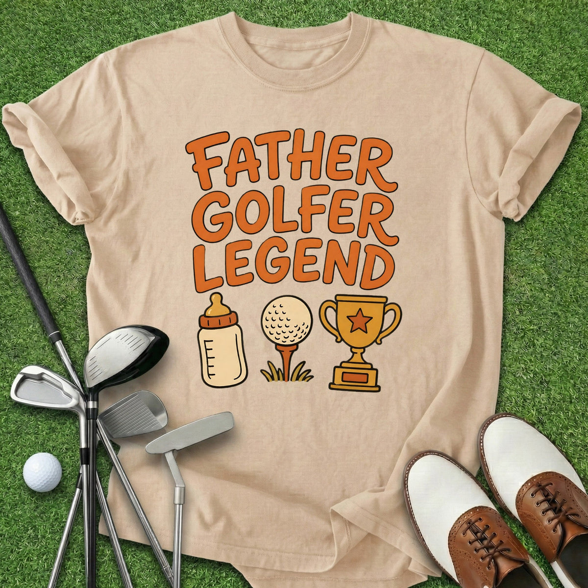 Father Golfer Legend T-Shirt Gift For Golfer
