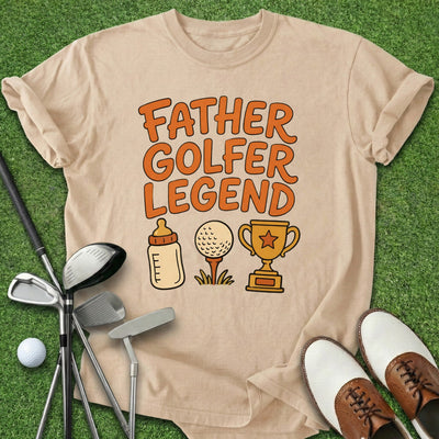 Father Golfer Legend T-Shirt Gift For Golfer