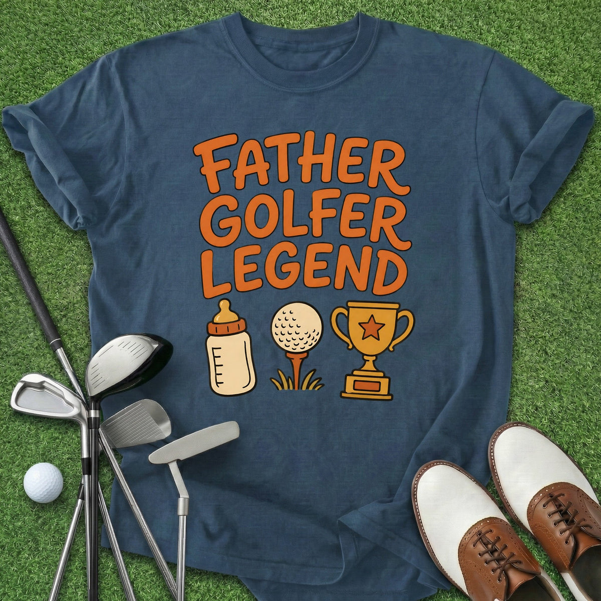 Father Golfer Legend T-Shirt Gift For Golfer