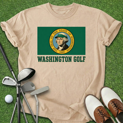 Washington Golf T-Shirt Gift For Golfer