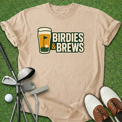 Birdies & Brews T-Shirt Gift For Golfer