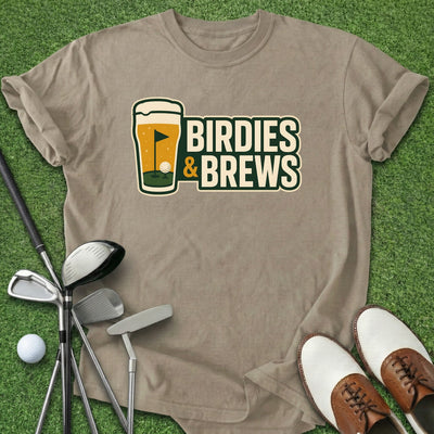 Birdies & Brews T-Shirt Gift For Golfer