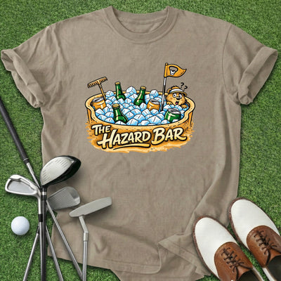 Hazard Bar T-Shirt Gift For Golfer