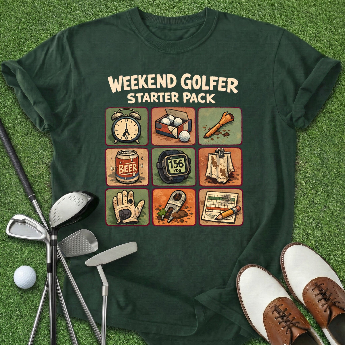 Weekend Golfer T-Shirt Gift For Golfer