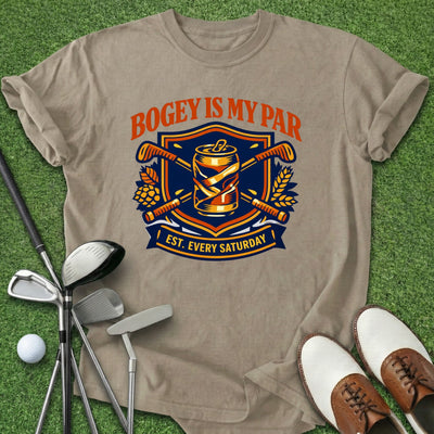 Bogey Is My Par T-Shirt Gift For Golfer
