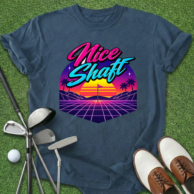 Nice Shaft 80's T-Shirt Gift For Golfer