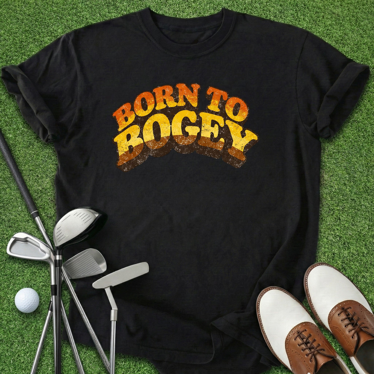 Born To Bogey T-Shirt Gift For Golfer