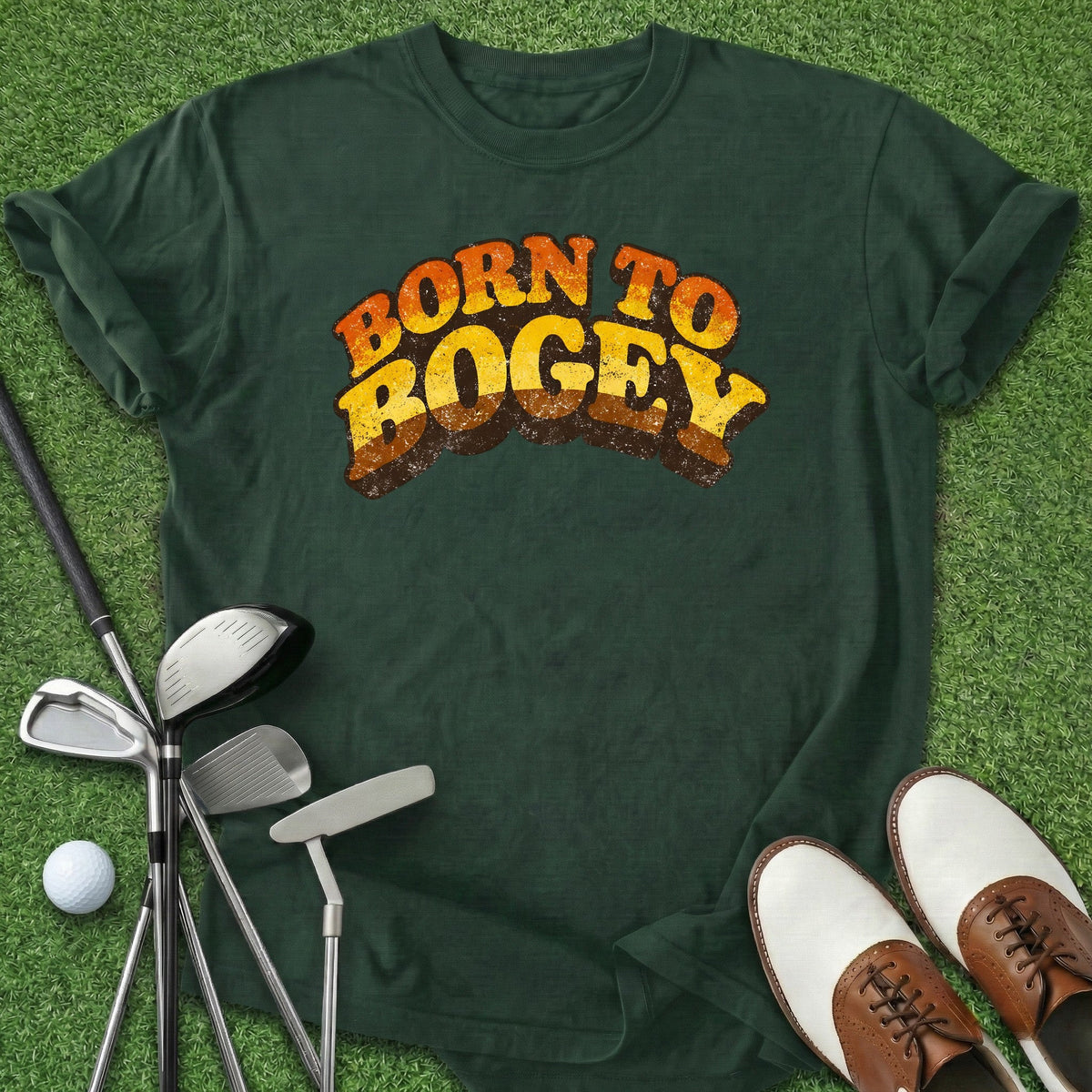 Born To Bogey T-Shirt Gift For Golfer