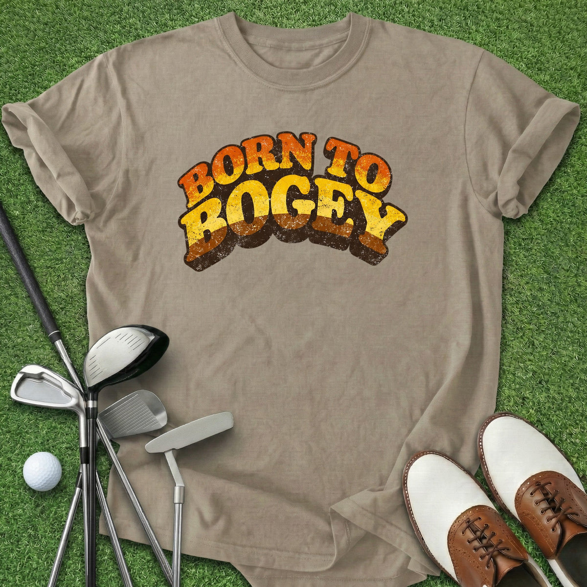Born To Bogey T-Shirt Gift For Golfer