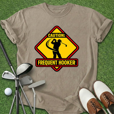 Frequent Hooker T-Shirt Gift For Golfer