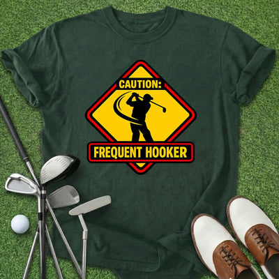 Frequent Hooker T-Shirt Gift For Golfer