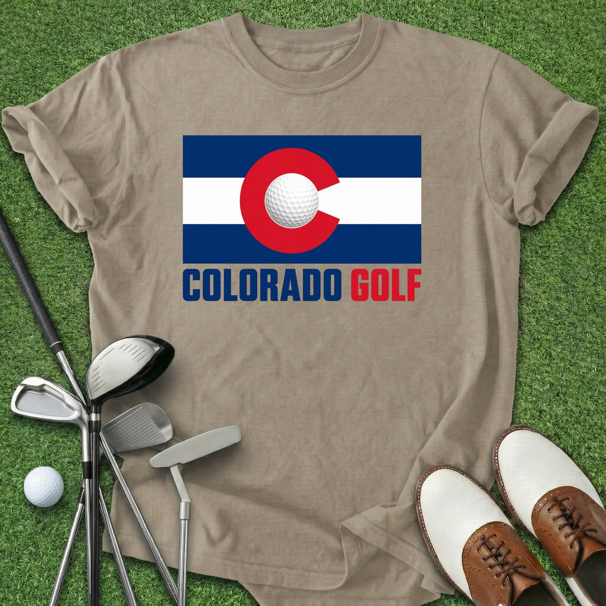 Colorado Golf T-Shirt Gift For Golfer