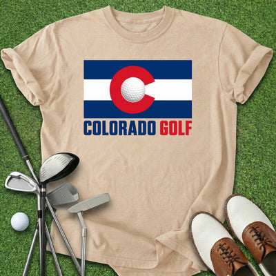 Colorado Golf T-Shirt Gift For Golfer