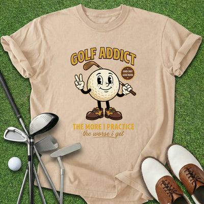 Golf Addict T-Shirt Gift For Golfer