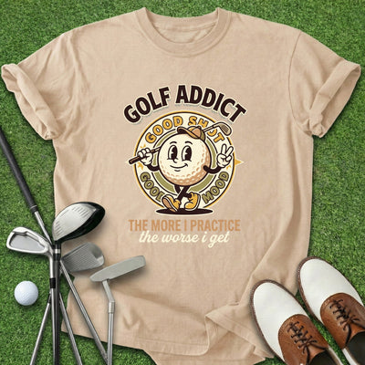 Golf Addict T-Shirt Gift For Golfer