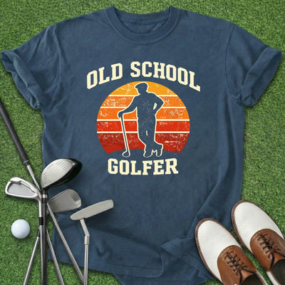 Old School Golfer T-Shirt Gift For Golfer