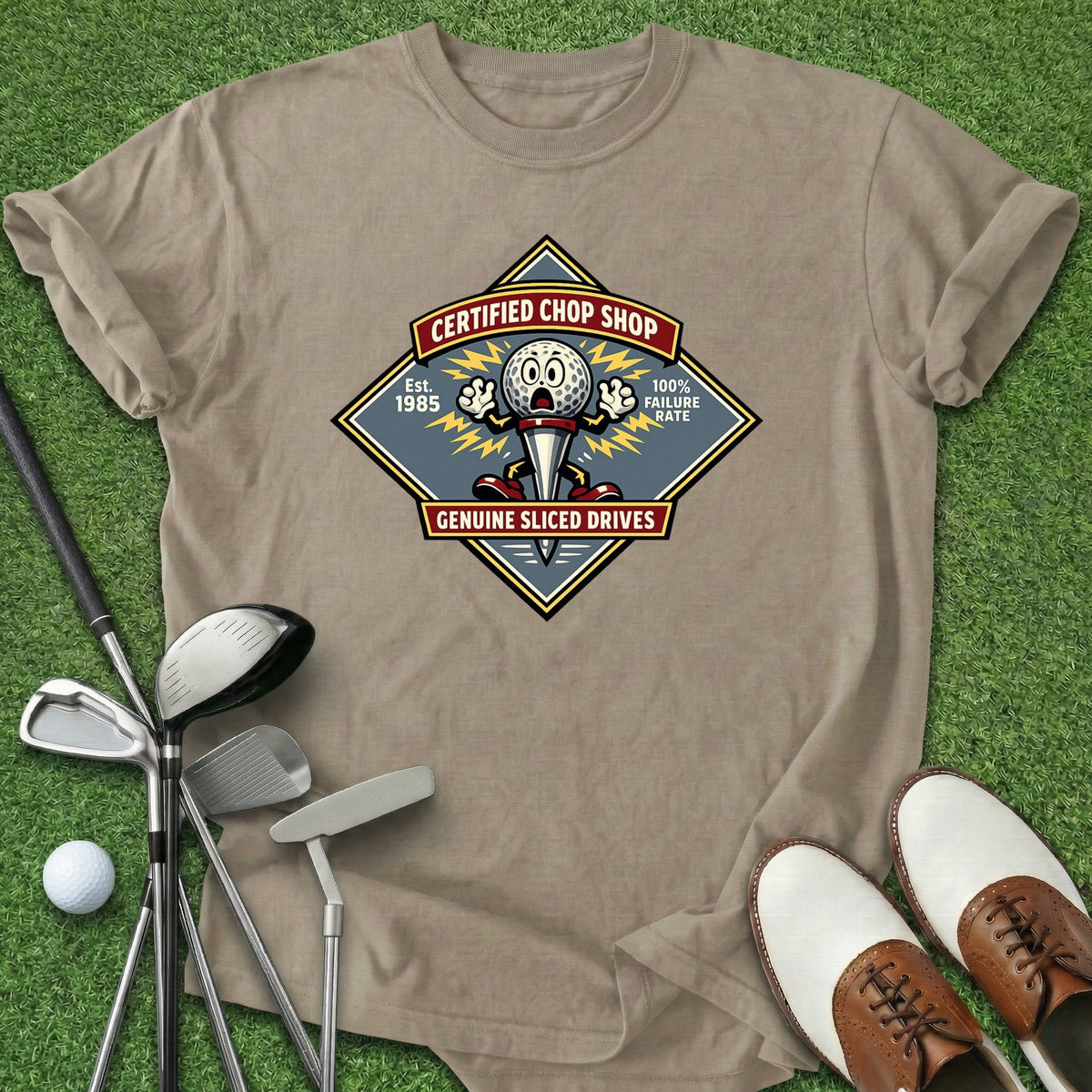 Chop Shop T-Shirt Gift For Golfer