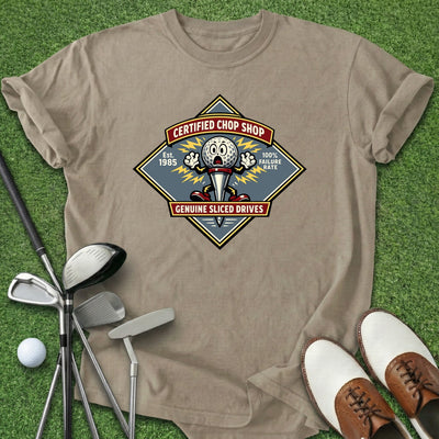 Chop Shop T-Shirt Gift For Golfer