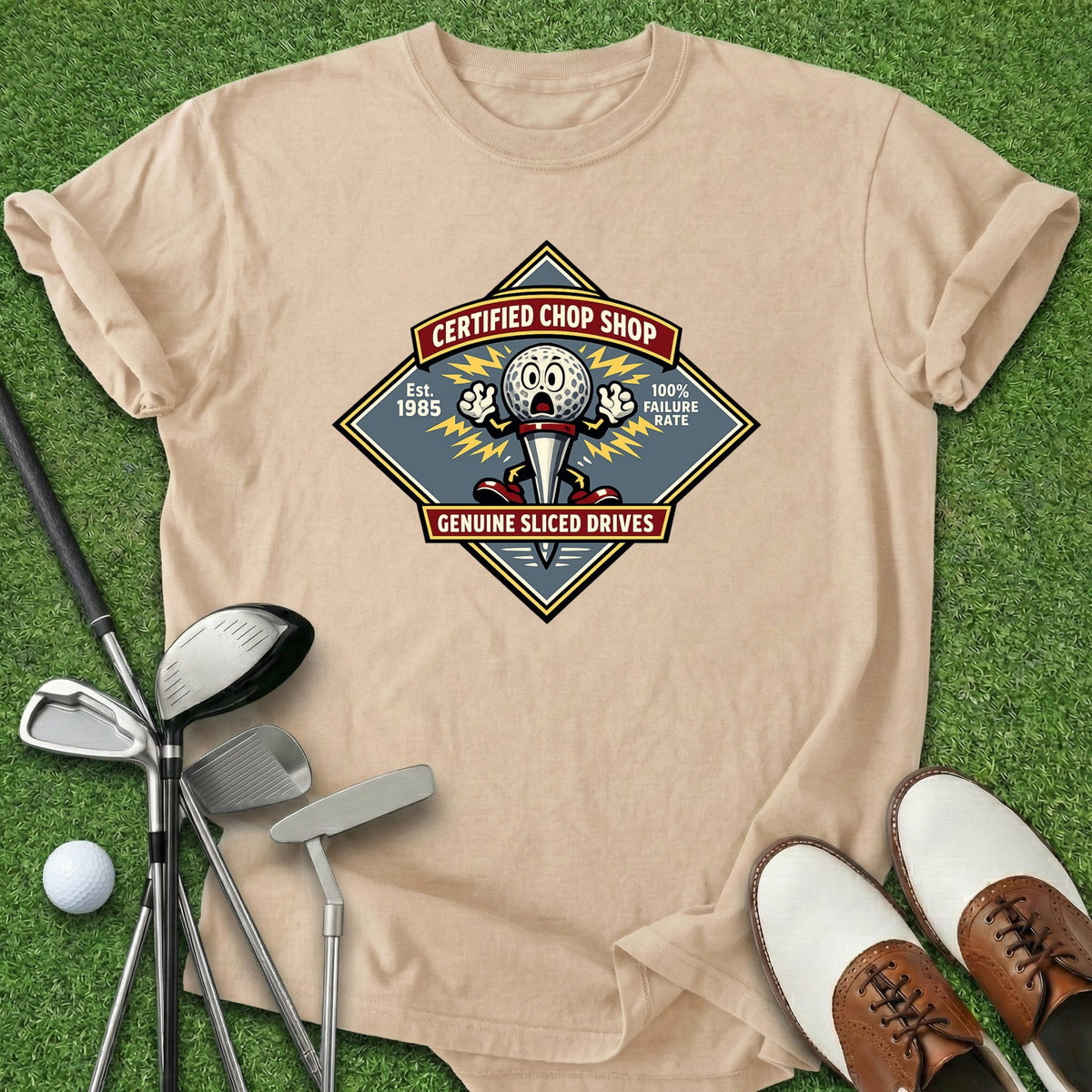 Chop Shop T-Shirt Gift For Golfer