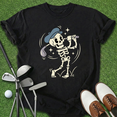 Skeleton Golf T-Shirt Gift For Golfer