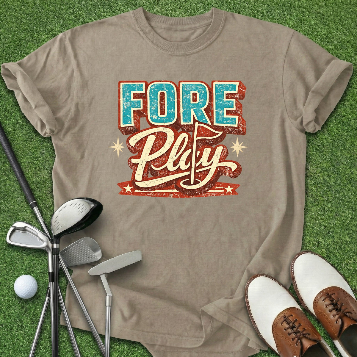 Fore Play T-Shirt Gift For Golfer