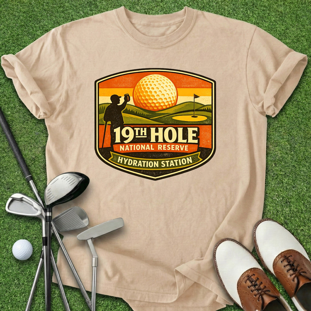 19th National Reserve T-Shirt Gift For Golfer