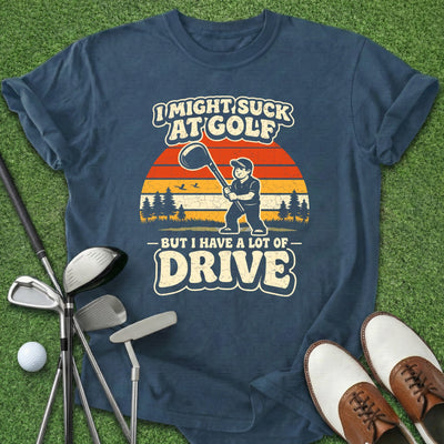 Suck At Golf T-Shirt Gift For Golfer