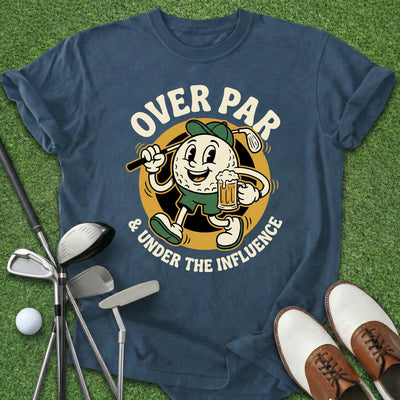 Over Par T-Shirt Gift For Golfer