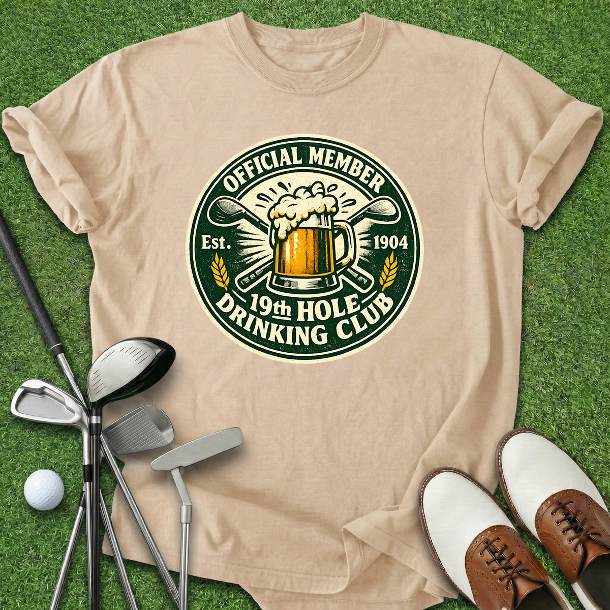 Official Member T-Shirt Gift For Golfer