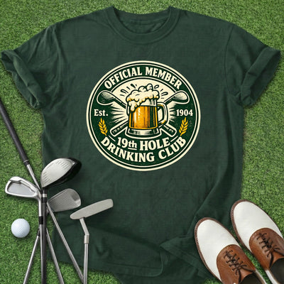Official Member T-Shirt Gift For Golfer