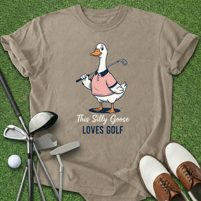 Silly Goose T-Shirt Gift For Golfer